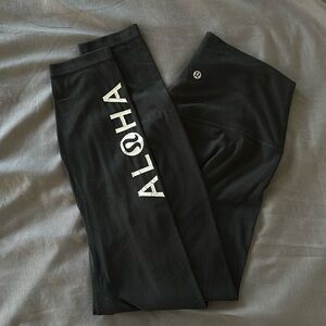 RARE Lululemon Aloha Align Leggings Hawaii Exclusive